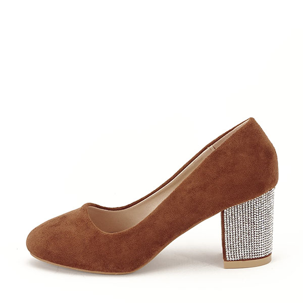 Pantofi maro inchis eleganti Brenda 04