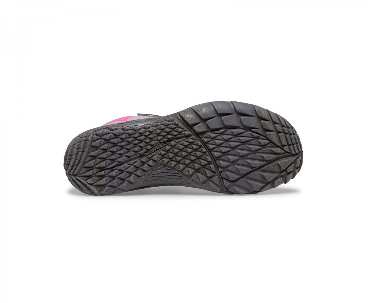 Pantofi Merrell Trail Glove 5 AC Gri - Grey/Pink/Turquoise - poza 4
