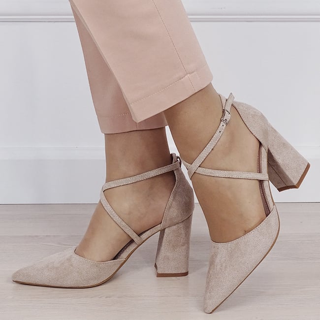 Pantofi nude eleganti 8709. 01
