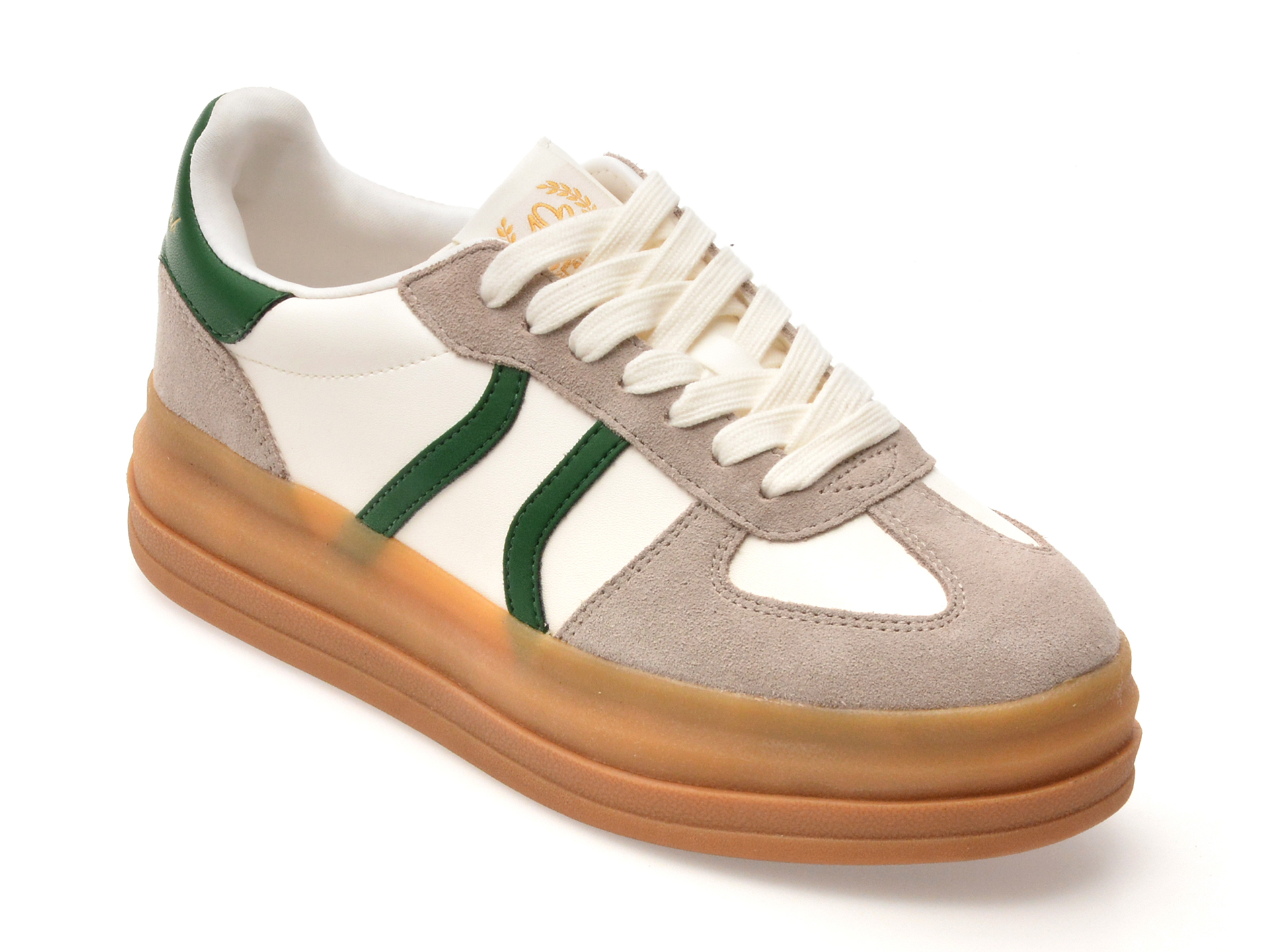 Pantofi sport ALDO albi, ELABRINTAR 138, din piele ecologica