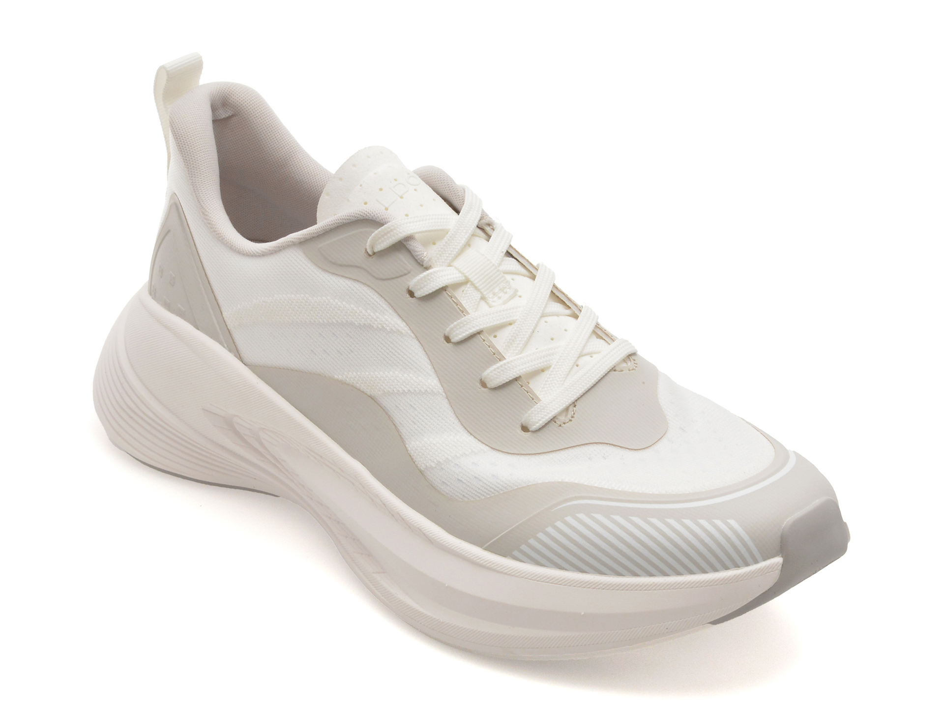 Pantofi sport ALDO albi, PILLOW STEP 100, din material textil