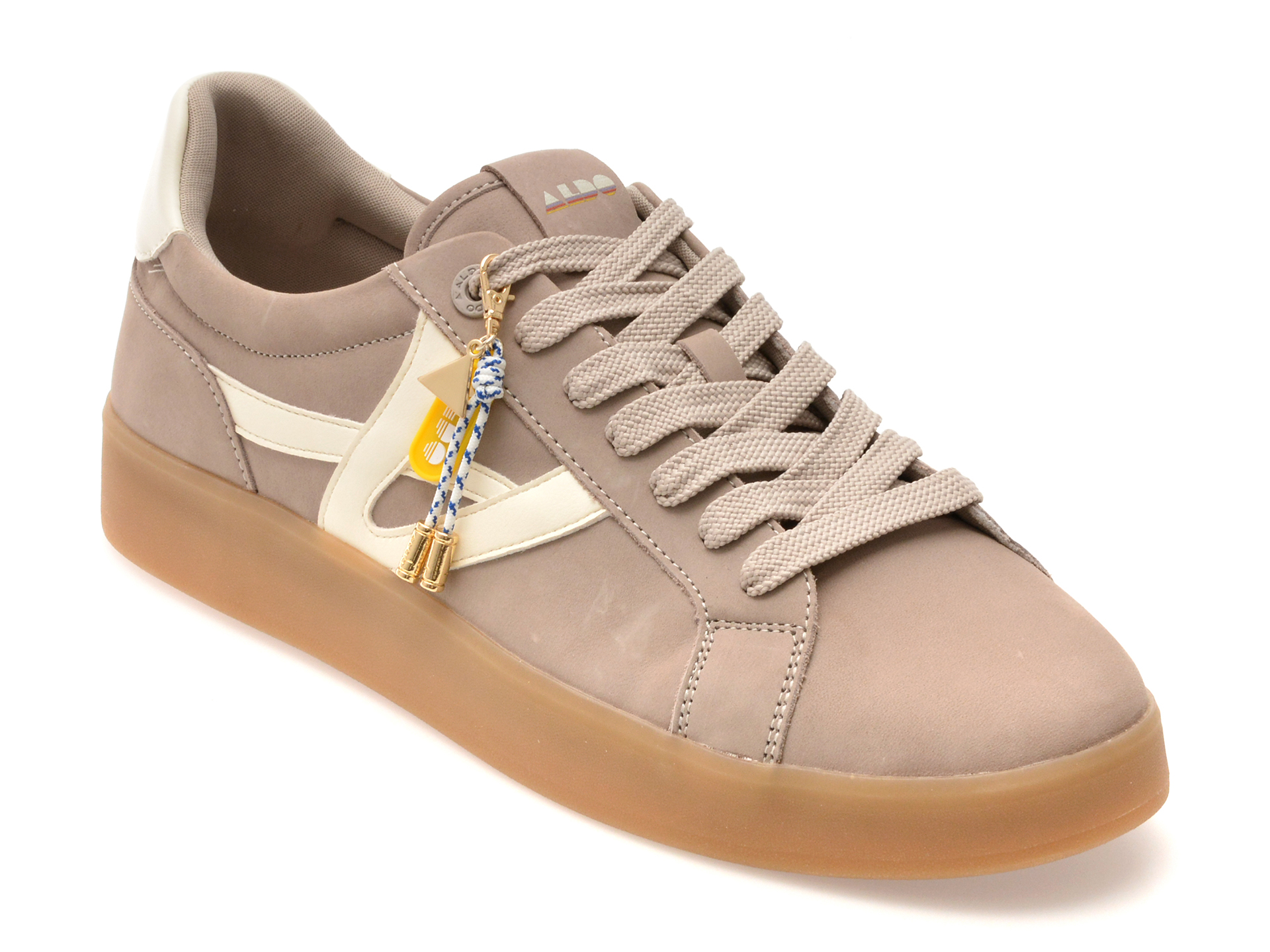 Pantofi sport ALDO gri, MTL72 SNEAKER, din piele naturala