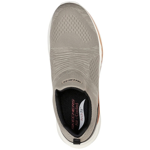 Pantofi sport barbati Skechers Arch Fit Orvan-denis 210431-TAN - poza 2