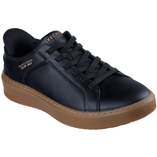 Pantofi sport barbati Skechers Court Break - Double 183177-BKNT