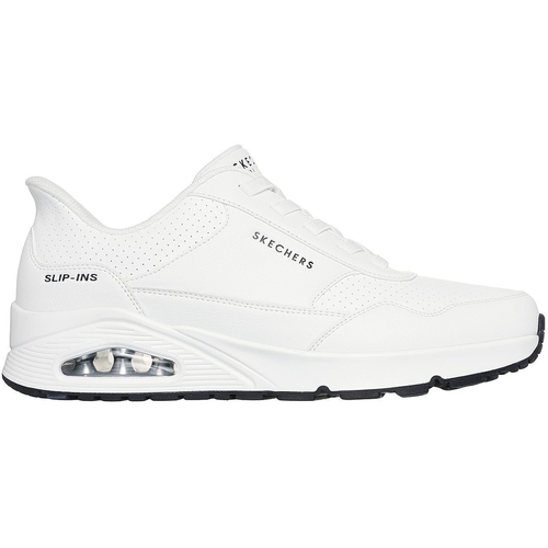 Pantofi sport barbati Skechers Uno-banksia Luxe 183023-WHT - poza 3