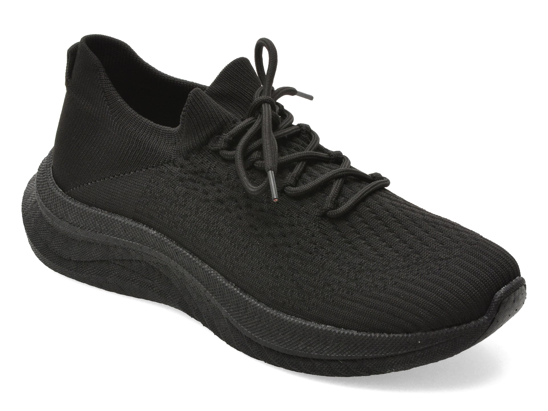 Pantofi sport BITE THE BULLET negri, CL603, din material textil