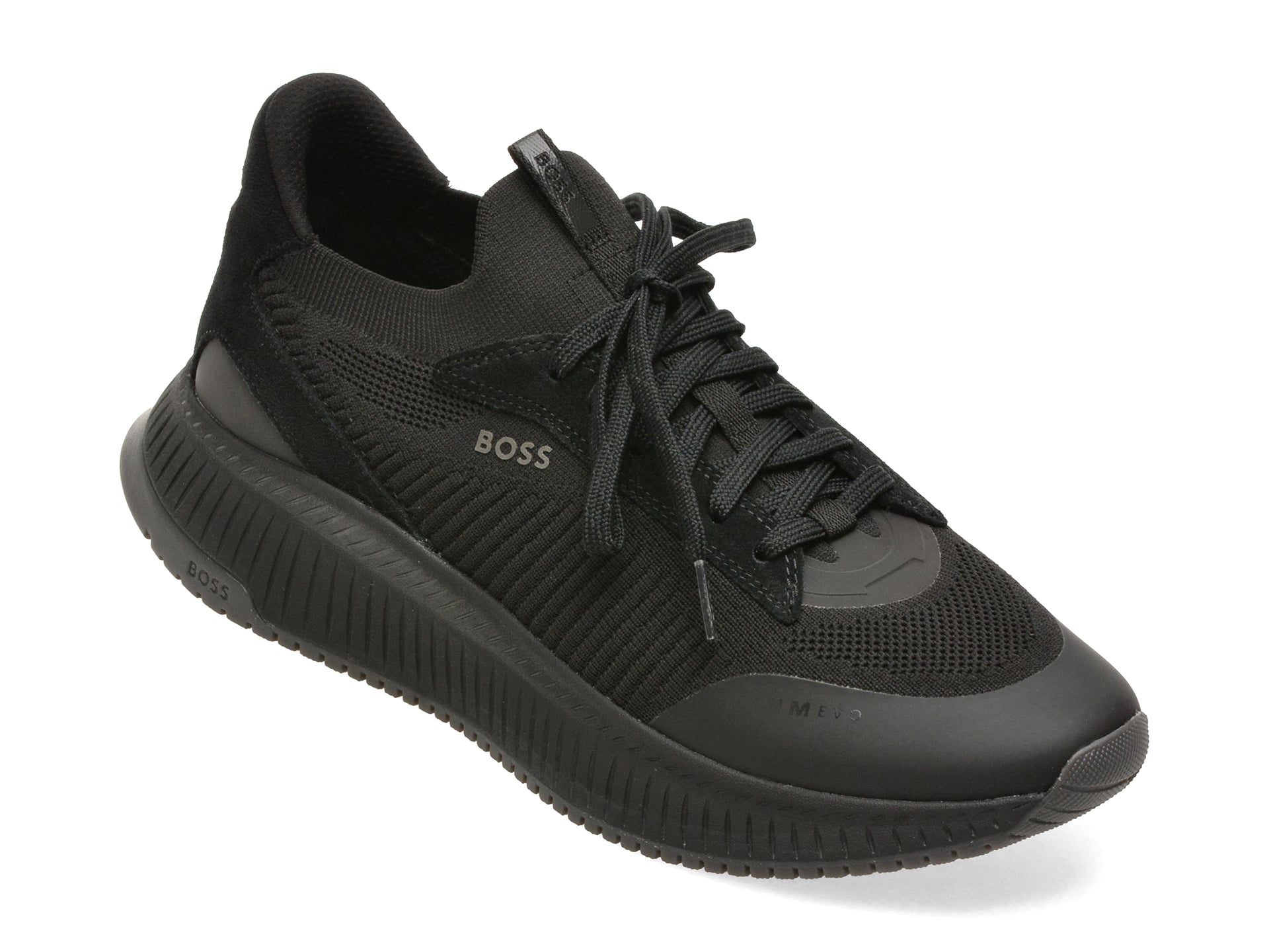 Pantofi sport BOSS negri, 3113, din material textil