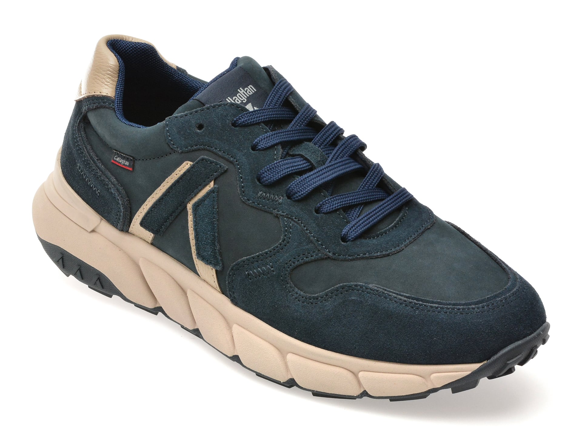 Pantofi sport CALLAGHAN bleumarin, 63800, din piele naturala