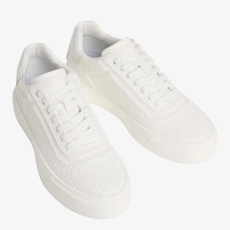 Pantofi sport Calvin Klein BASKET CUPS LACE UP AOP LTH - poza 2
