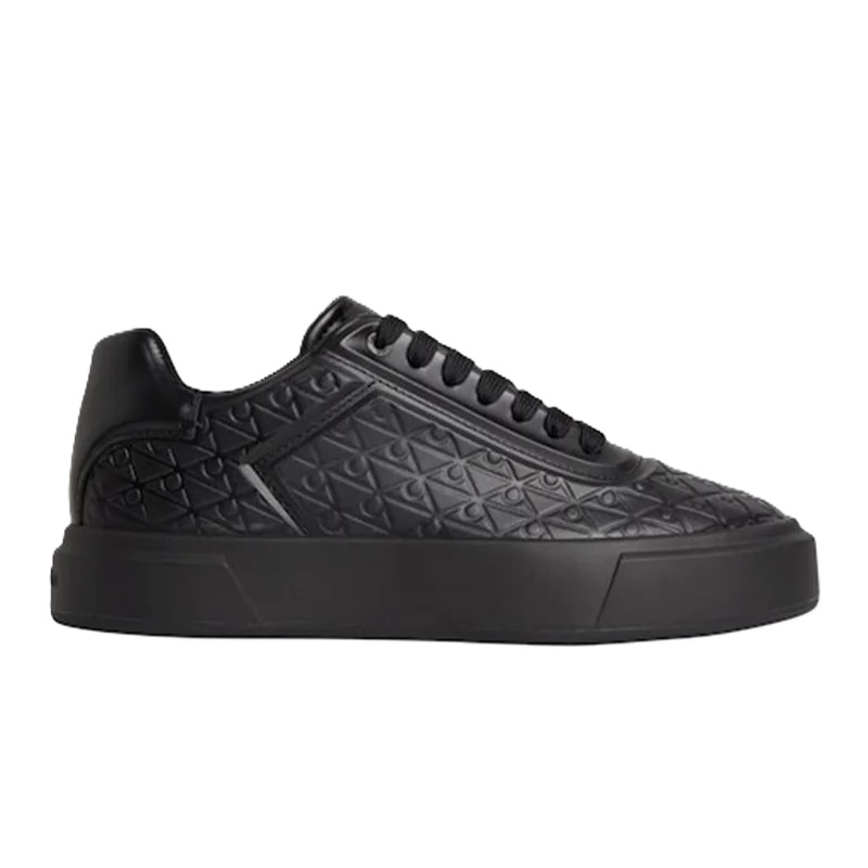 Pantofi sport Calvin Klein BASKET CUPS LACE UP AOP LTH