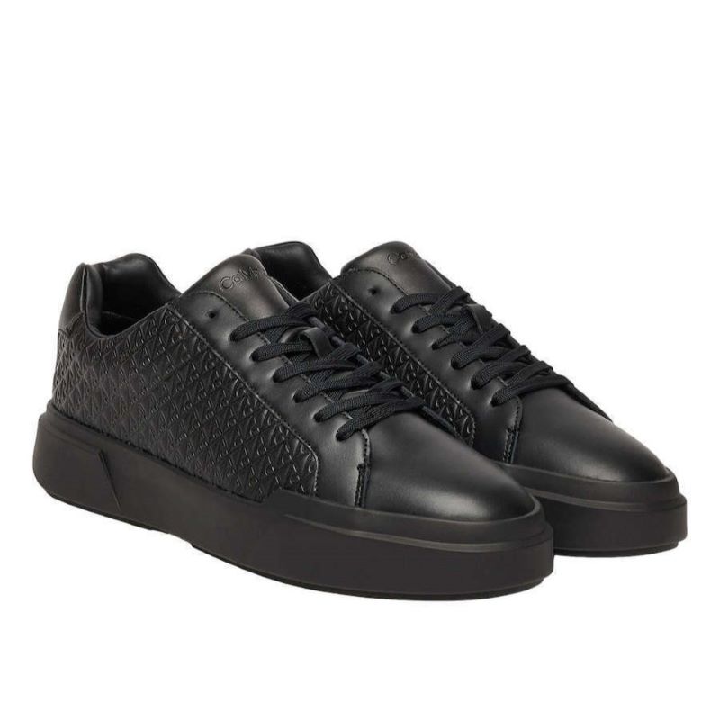 Pantofi sport Calvin Klein CHUNKY CUPSOLE LACEUP LTH AOP - poza 2