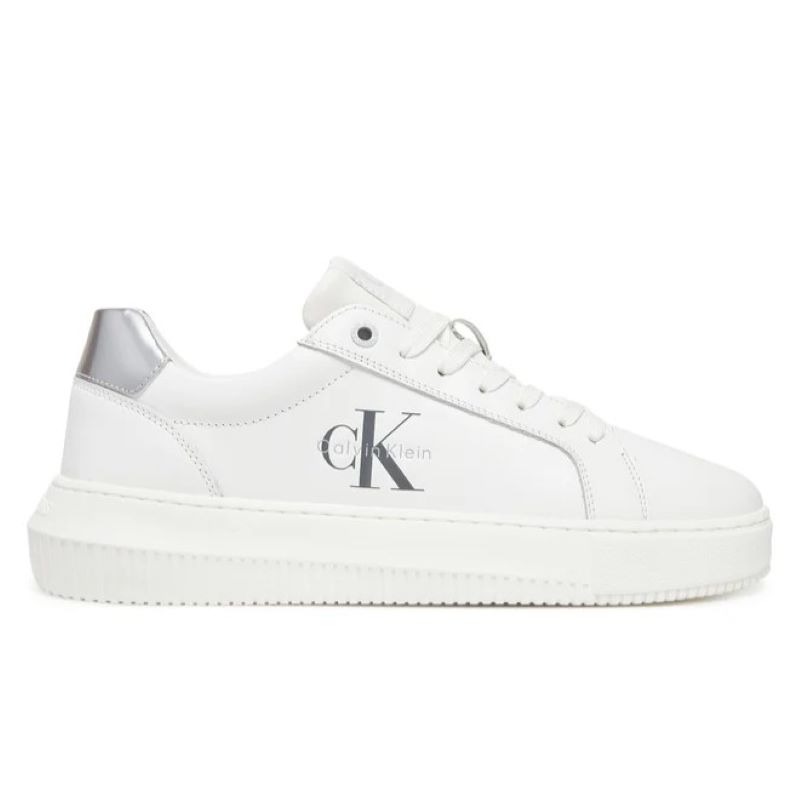 Pantofi sport Calvin Klein CHUNKY CUPSOLE LTH SILVER - poza 1