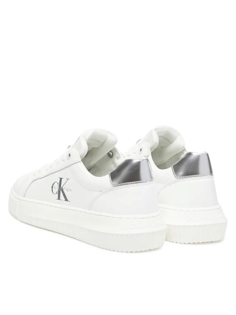 Pantofi sport Calvin Klein CHUNKY CUPSOLE LTH SILVER - poza 2