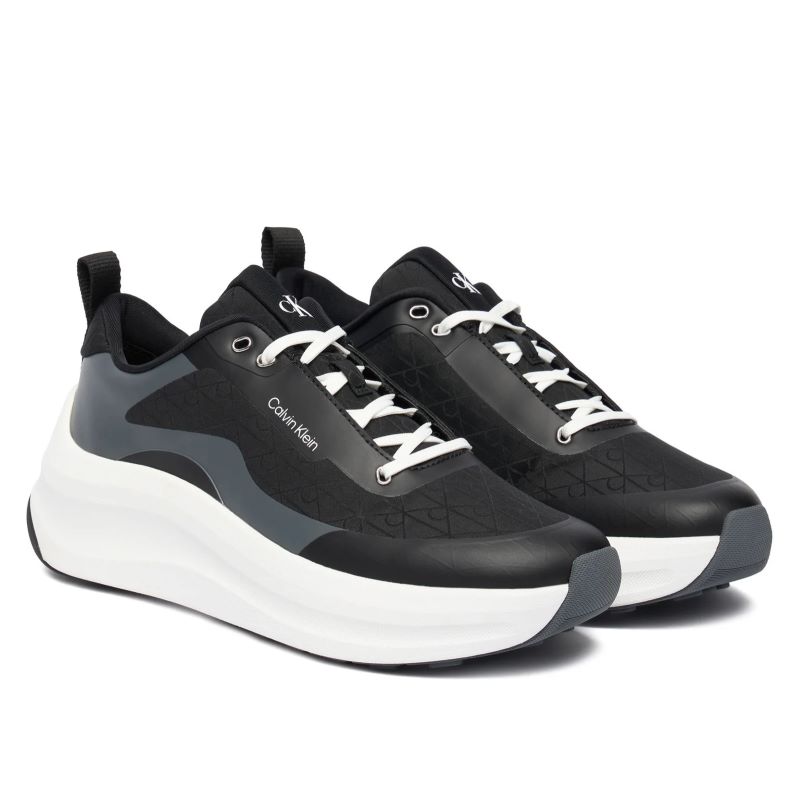 Pantofi sport Calvin Klein CHUNKY RUNNER LACEUP MIX AOP - poza 2