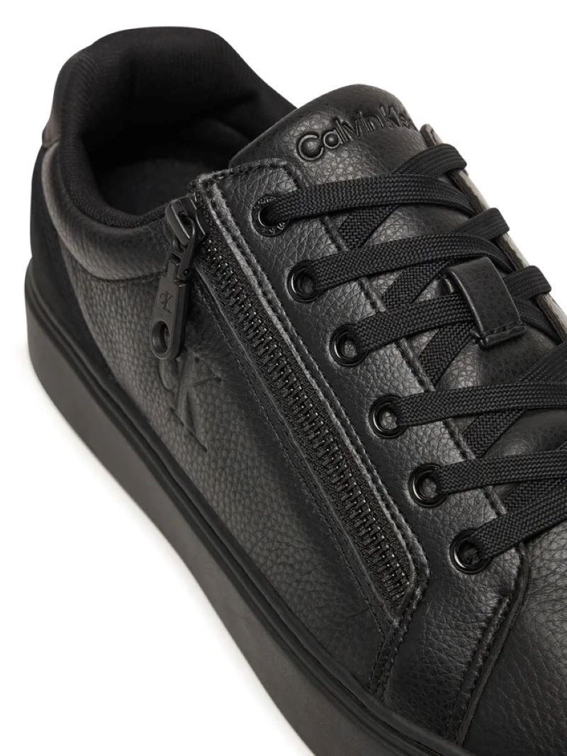 Pantofi sport Calvin Klein CLASSIC CUP LACEUP ZIP LTH - poza 3