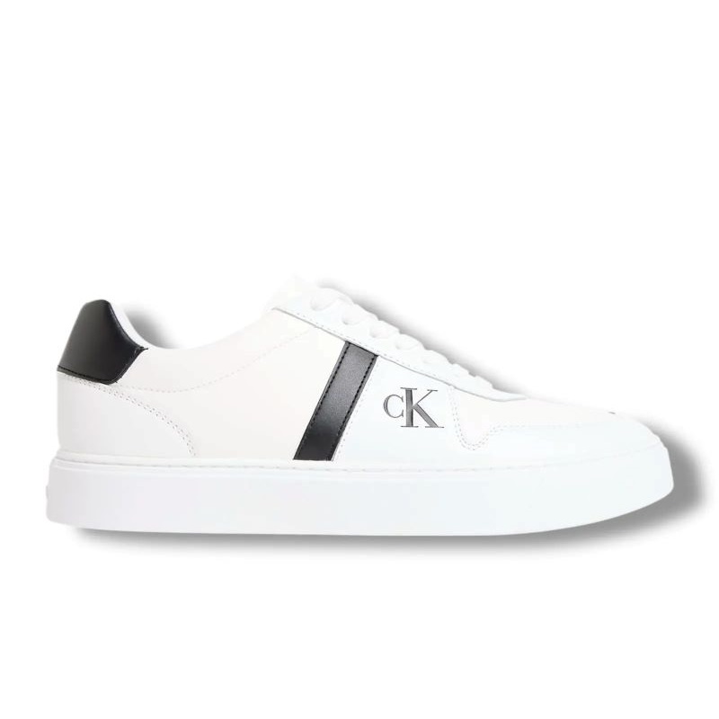 Pantofi sport Calvin Klein CLASSIC CUPS LACE LTH EMB TONGUE - poza 1
