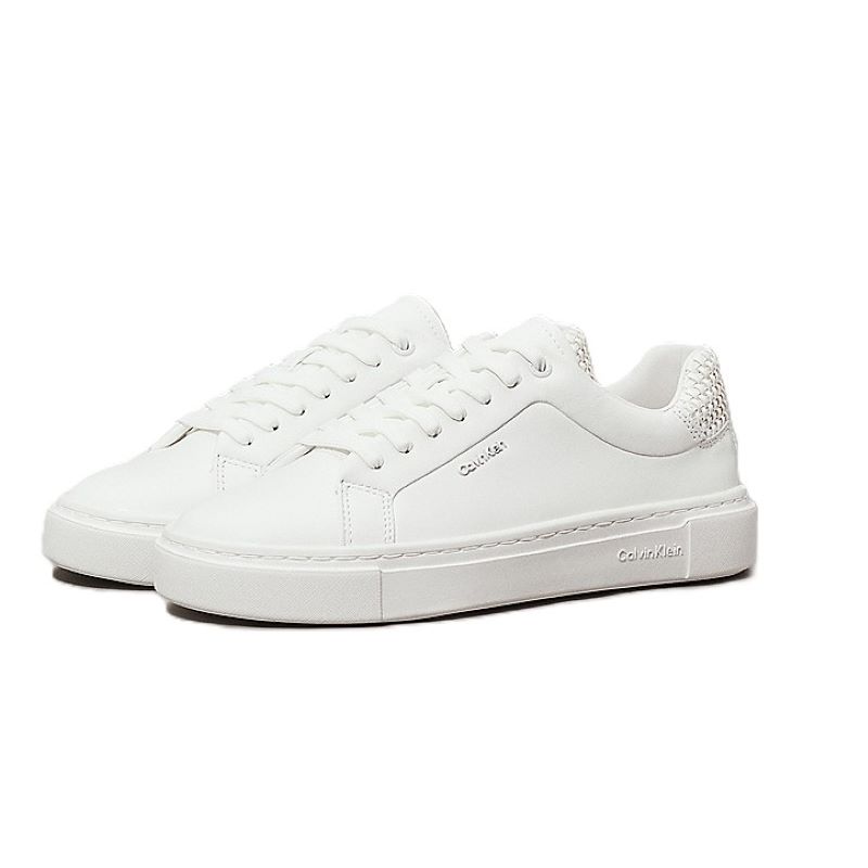 Pantofi sport Calvin Klein CUPSOLE LACE UP - WOVEN L - poza 3