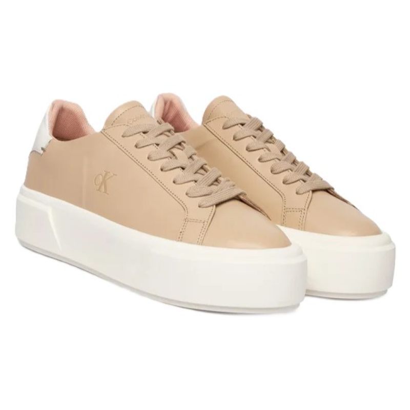 Pantofi sport Calvin Klein FLATFORM LACE UP LTH - poza 3