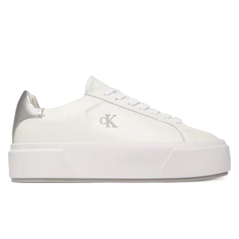 Pantofi sport Calvin Klein FLATFORM LACE UP LTH MET