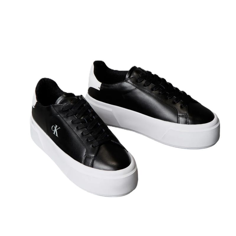 Pantofi sport Calvin Klein FLATFORM LACE UP LTH MG - poza 3