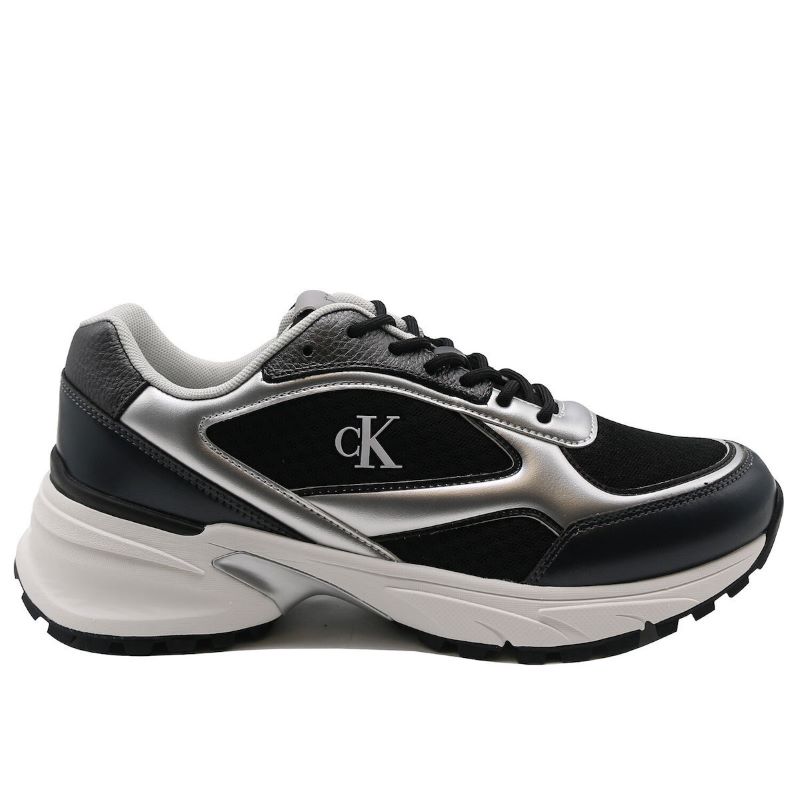 Pantofi sport Calvin Klein HIKE RUNNER LACEUP MESH MIX MET