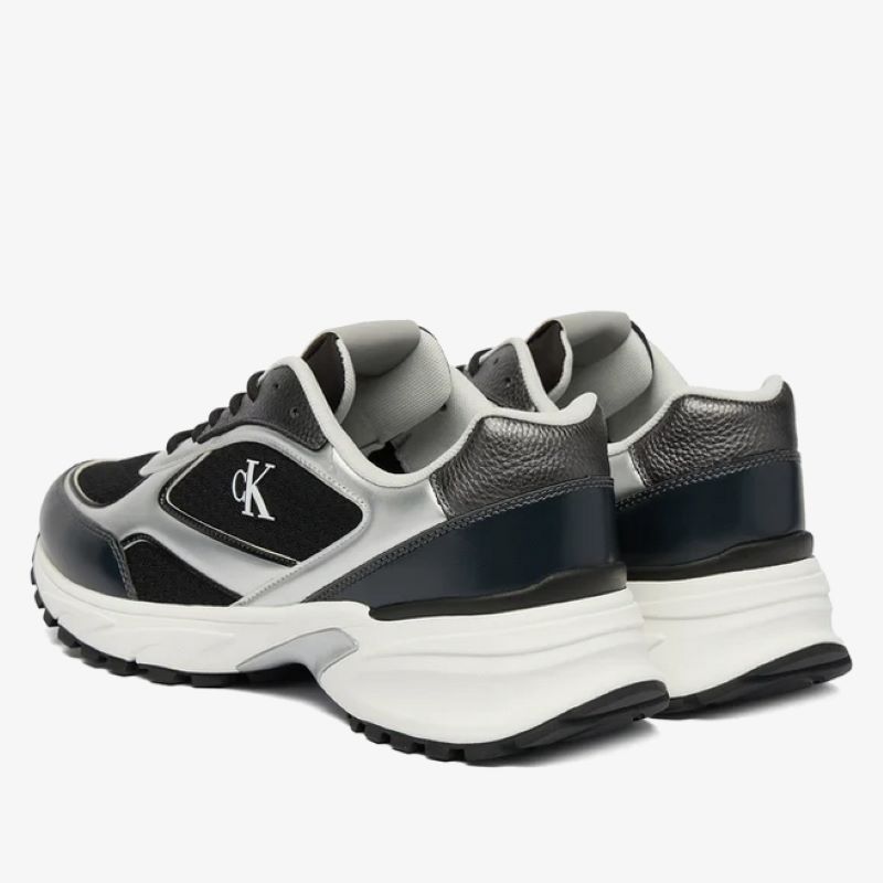 Pantofi sport Calvin Klein HIKE RUNNER LACEUP MESH MIX MET - poza 2