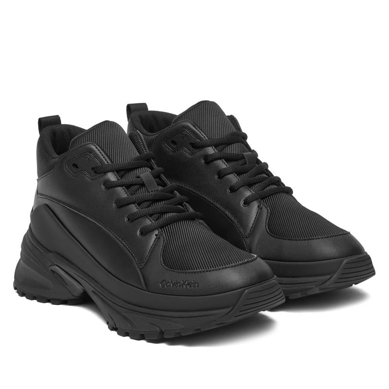 Pantofi sport Calvin Klein HIKE RUNNER MID LACEUP TECH MIX - poza 2