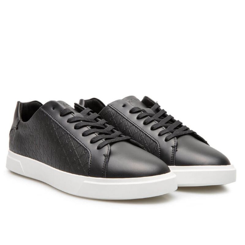 Pantofi sport Calvin Klein LOW PRO CUPS LACE UP LTH AOP - poza 3