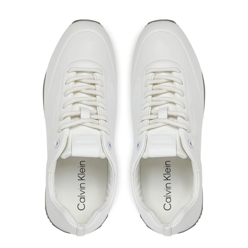 Pantofi sport Calvin Klein RUNNER LACE UP - LTH - poza 3
