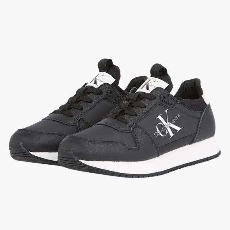 Pantofi sport Calvin Klein RUNNER SOCK LACEUP ML LTH - poza 2