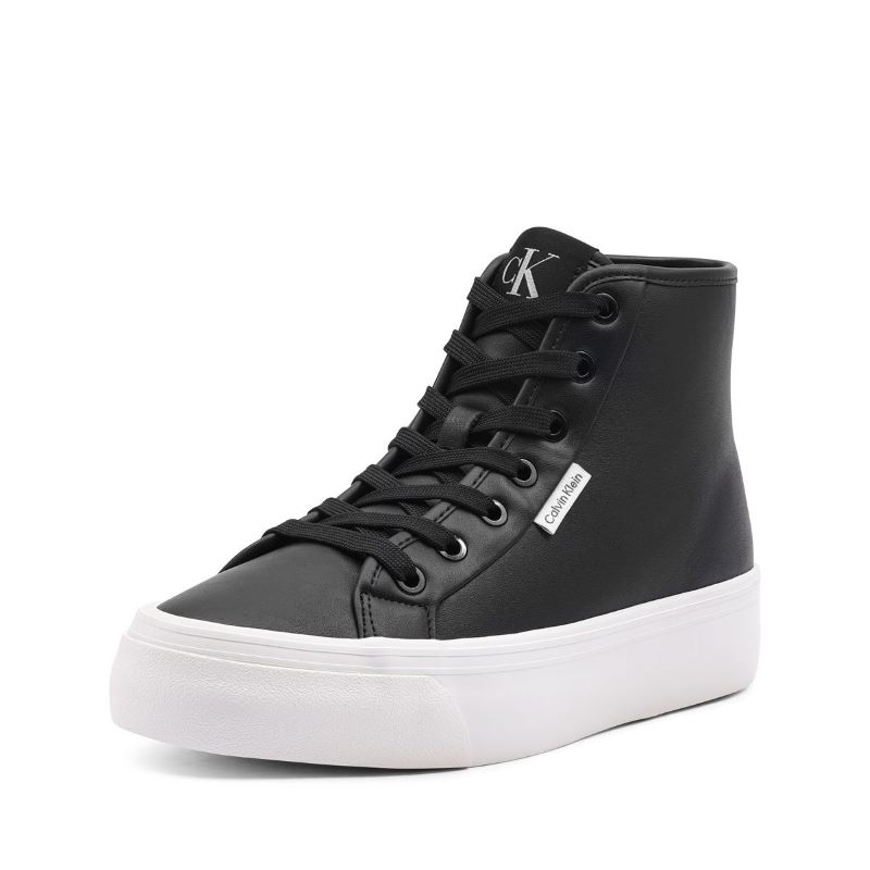Pantofi sport Calvin Klein VULC FLATF HIGH TOP LTH CK - poza 3