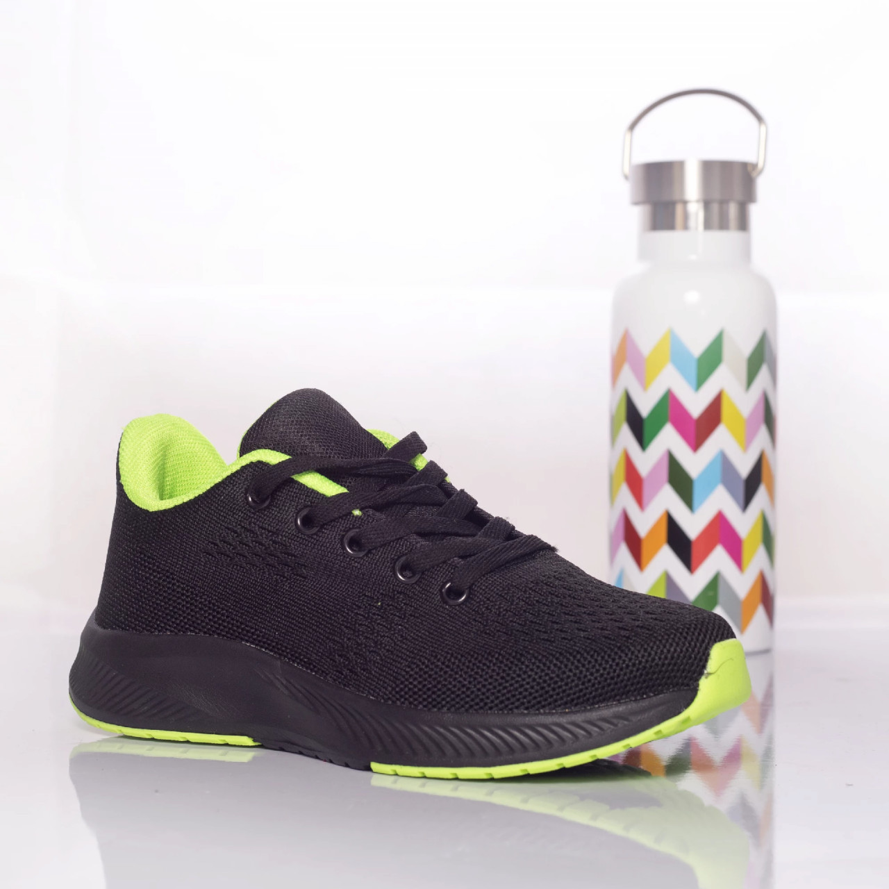 Pantofi sport cezara textil verde - poza 3