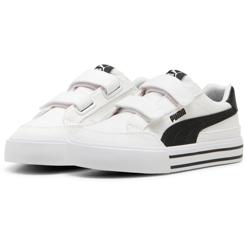 Pantofi sport copii Puma Court Classic Vulc Fs V Ps 39656002 - poza 3