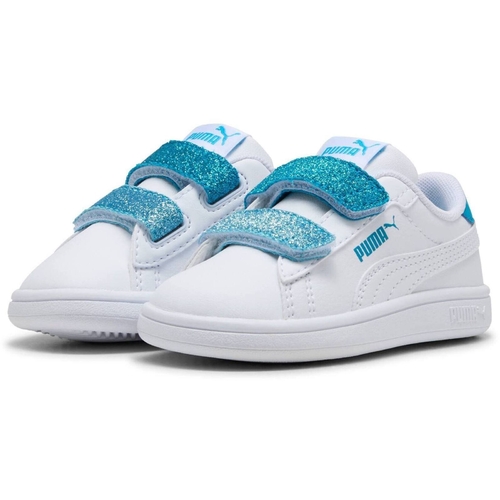 Pantofi sport copii Puma Smash 30 L Glitter Velcro V Inf Pu 39561008 - poza 3