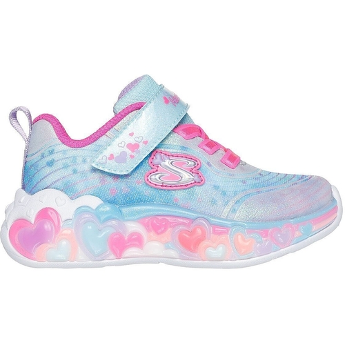 Pantofi sport copii Skechers Eternal Heart Lights 302696N-LBMT - poza 3
