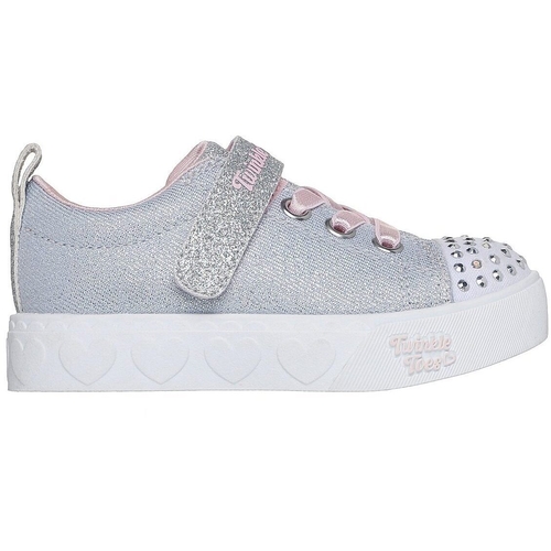 Pantofi sport copii Skechers Heart Steps - Shimmer Sweetie 314620N-GYPK - poza 3