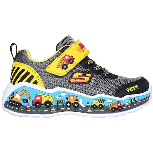 Pantofi sport copii Skechers Play Scene 407312N-BKYL - poza 3