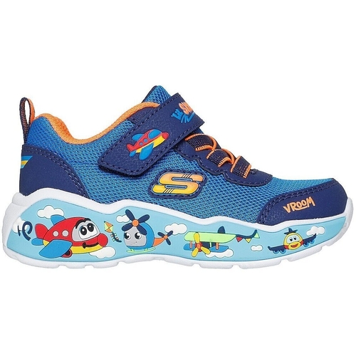 Pantofi sport copii Skechers Play Scene 407312N-BLNV - poza 3