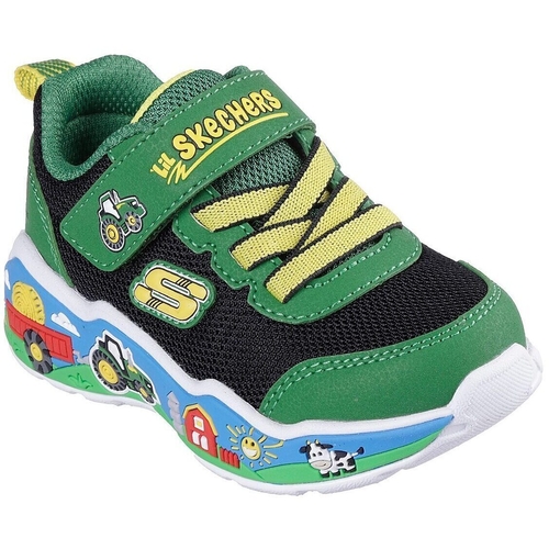 Pantofi sport copii Skechers Play Scene-barn-squa 407065N-GNBK - poza 1