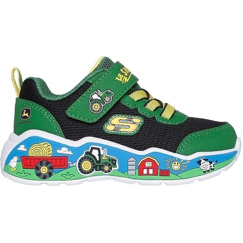 Pantofi sport copii Skechers Play Scene-barn-squa 407065N-GNBK - poza 3