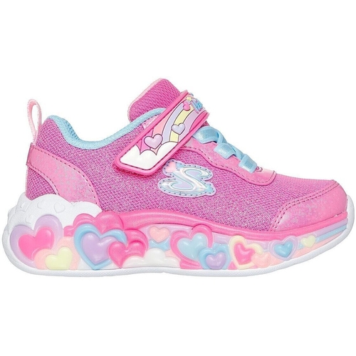 Pantofi sport copii Skechers S Lights-eternal Heart Light 302697N-HPMT - poza 3