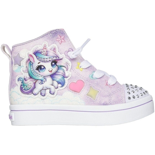 Pantofi sport copii Skechers S Lights-twi-lites 20-unico 314378N-LVMT - poza 3