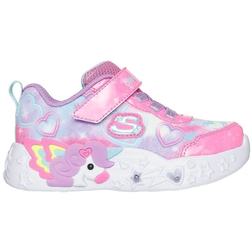 Pantofi sport copii Skechers S Lights-unicorn Charmer-lil 303064N-PKMT - poza 3