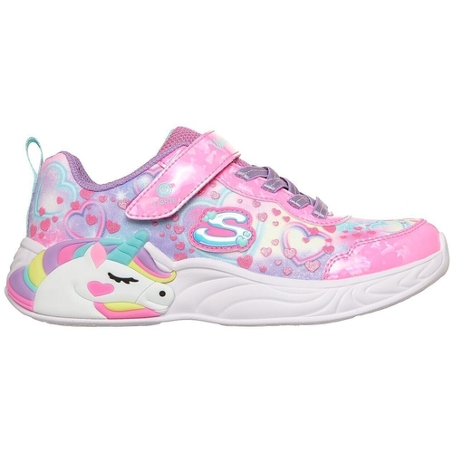 Pantofi sport copii Skechers S Lights-unicorn Dreams-hear 303063L-PKMT - poza 3