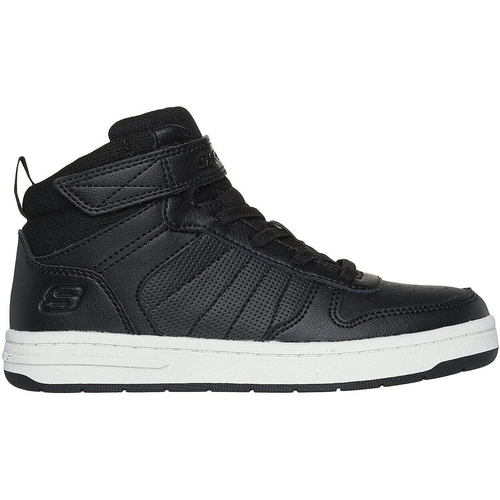 Pantofi sport copii Skechers Smooth Street - Vorrez 405633L-BKW - poza 3