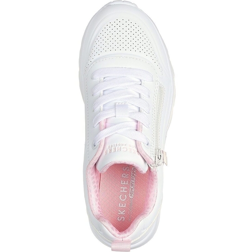 Pantofi sport copii Skechers Uno Lite - Easy Zip 310387L-WHT - poza 2