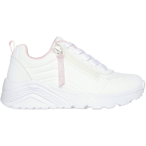 Pantofi sport copii Skechers Uno Lite - Easy Zip 310387L-WHT - poza 3