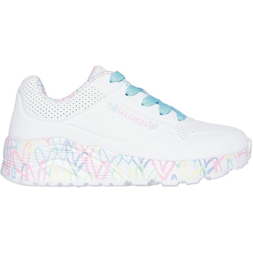 Pantofi sport copii Skechers Uno Lite - Lovely Luv 314976L-WPTQ - poza 3