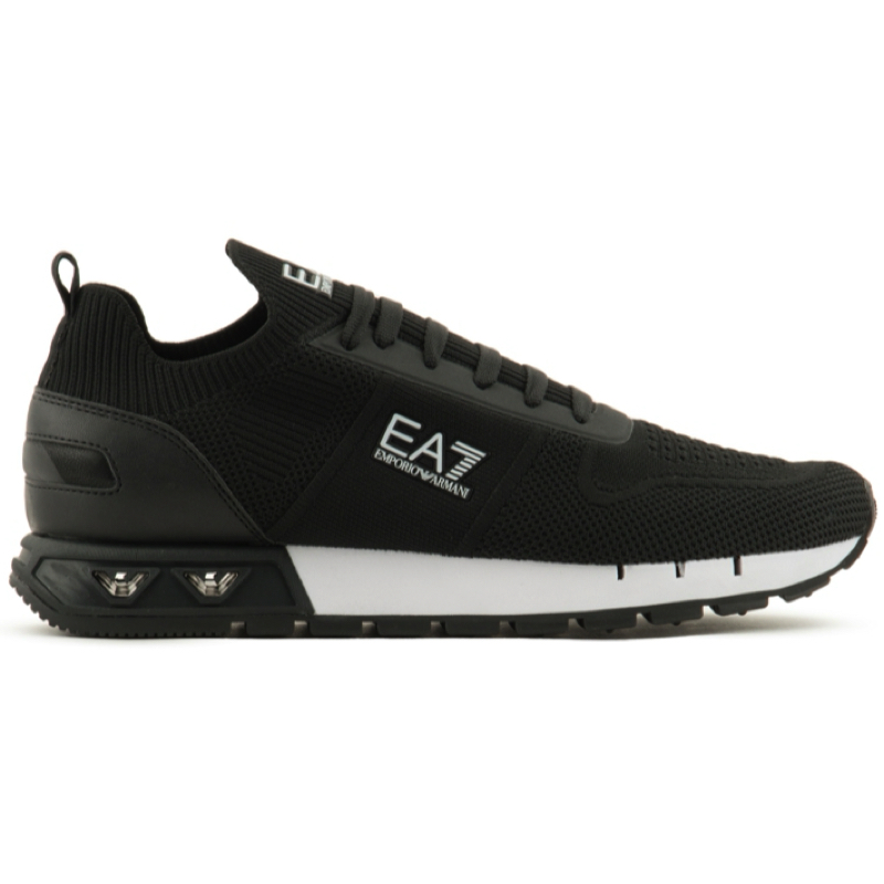 Pantofi sport EA7 Black and White Legacy knit - poza 1