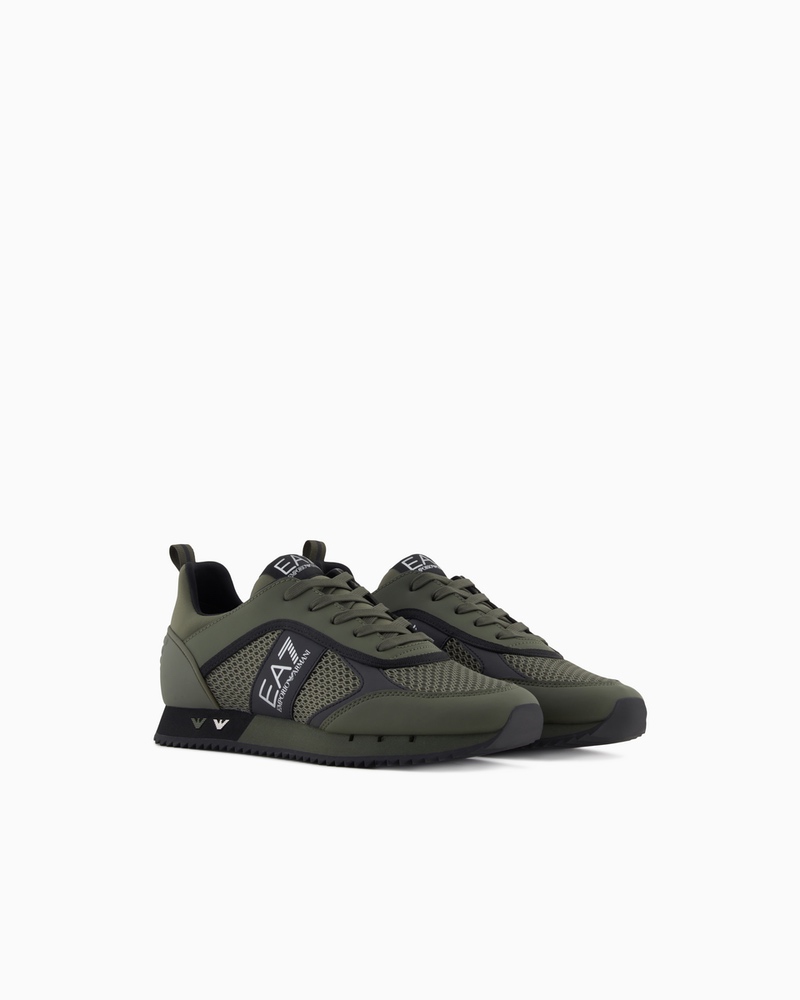 Pantofi sport EA7 BLACK & WHITE LACES - poza 3